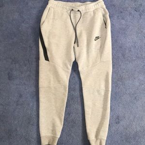 mens size small grey nike tech pants three pocket